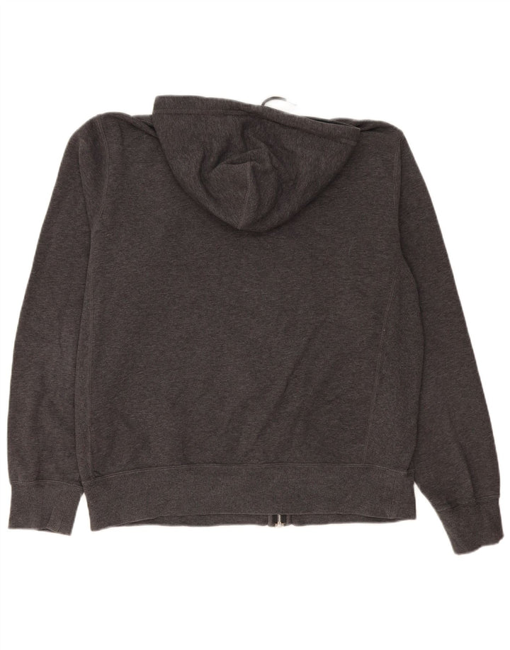Nike Herren-Kapuzenpullover mit Reißverschluss, groß, graue Baumwolle