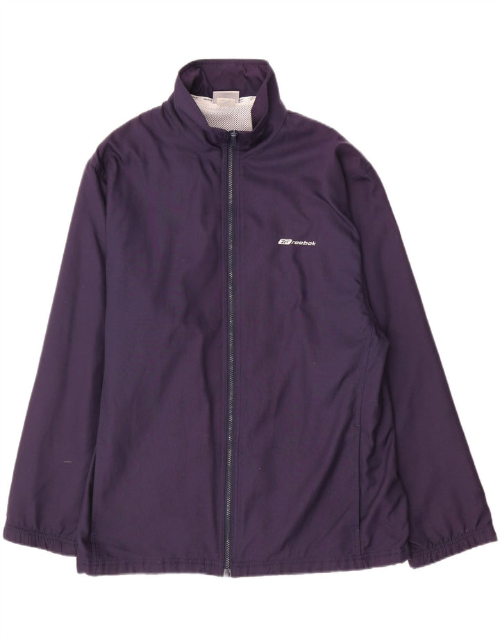 Reebok Herren Regenjacke UK 38 Medium Marineblau Polyester
