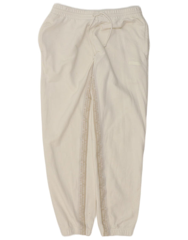 Adidas Damen Trainingshose Jogger UK 14 Large Off White Sports