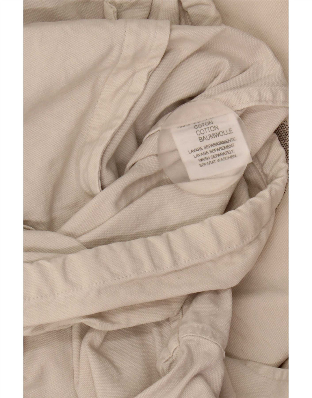 Murphy & Nye Herren-Bomberjacke mit Grafik, UK 40, Größe L, Beige, Baumwolle