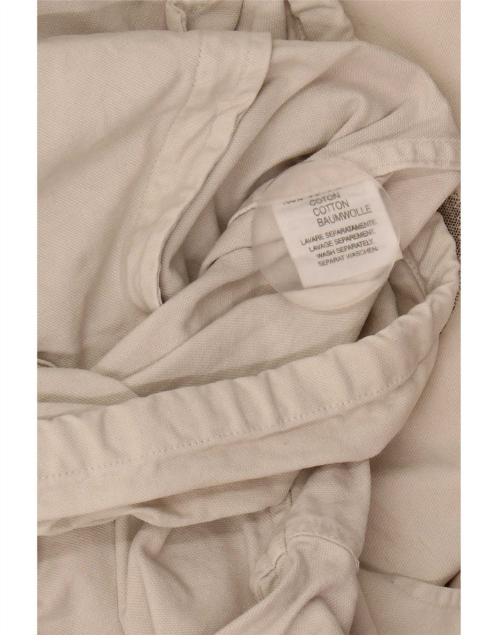 Murphy & Nye Herren-Bomberjacke mit Grafik, UK 40, Größe L, Beige, Baumwolle