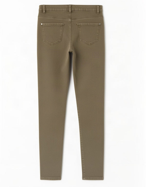 Zara Damen Jegging-Jeans EU 40 Medium W30 L28 Khaki