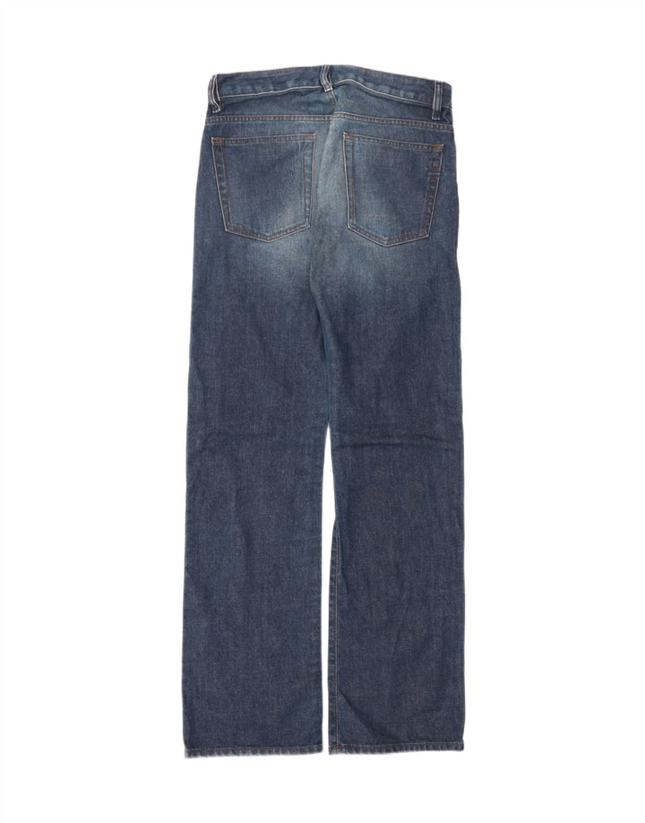 Diesel Herren Straight Jeans W30 L32 Blaue Baumwolle