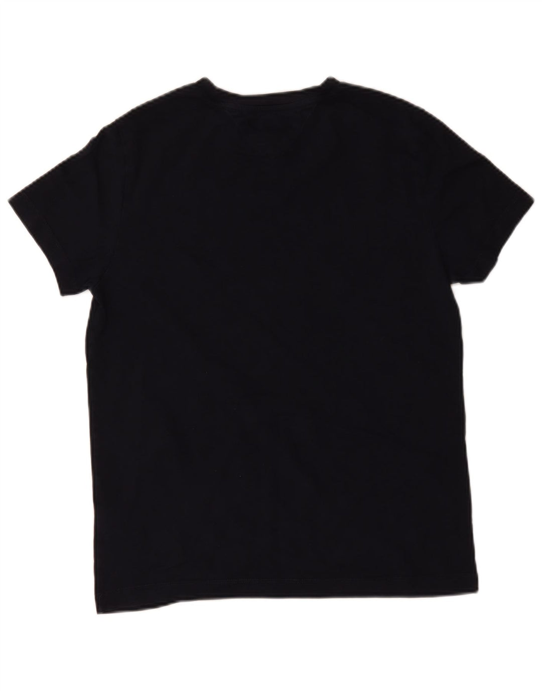 Tommy Hilfiger Herren-T-Shirt-Oberteil aus mittelblauer, gestreifter Baumwolle
