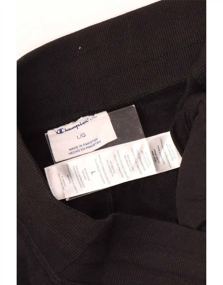 Champion Herren-Trainingshose, große schwarze Baumwolle