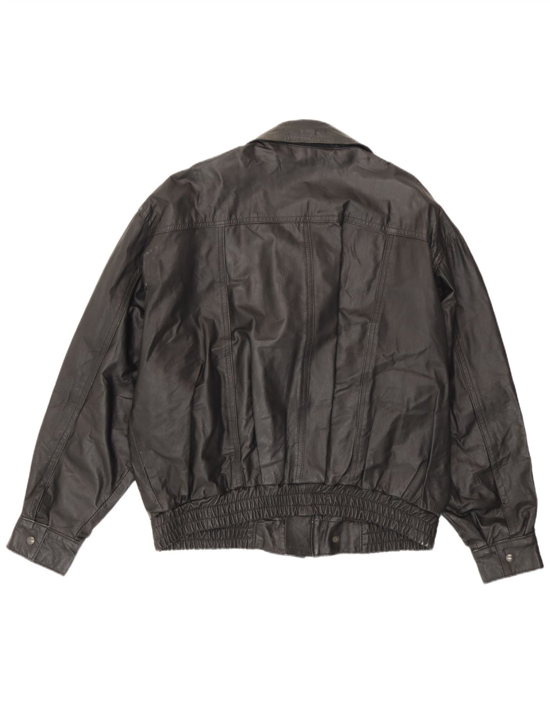 Vintage Herren Lederjacke UK 42 XL Schwarz