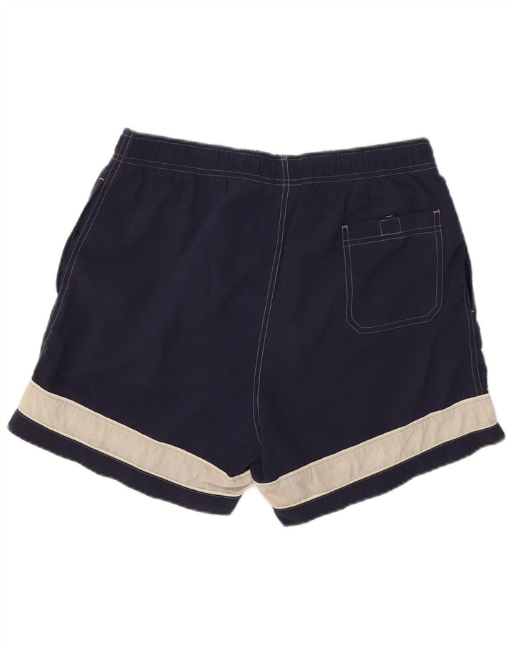 CHAMPION Herren-Badeshorts, mittelgroß, marineblau, Colourblock-Polyamid