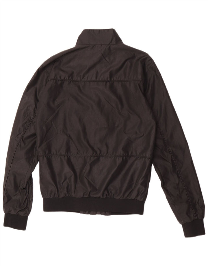 Zara Herren Bomberjacke UK 36 Small Schwarz Polyester
