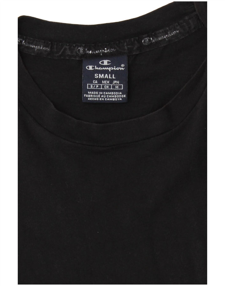 Champion Herren-T-Shirt mit Grafik, Größe S, Schwarz