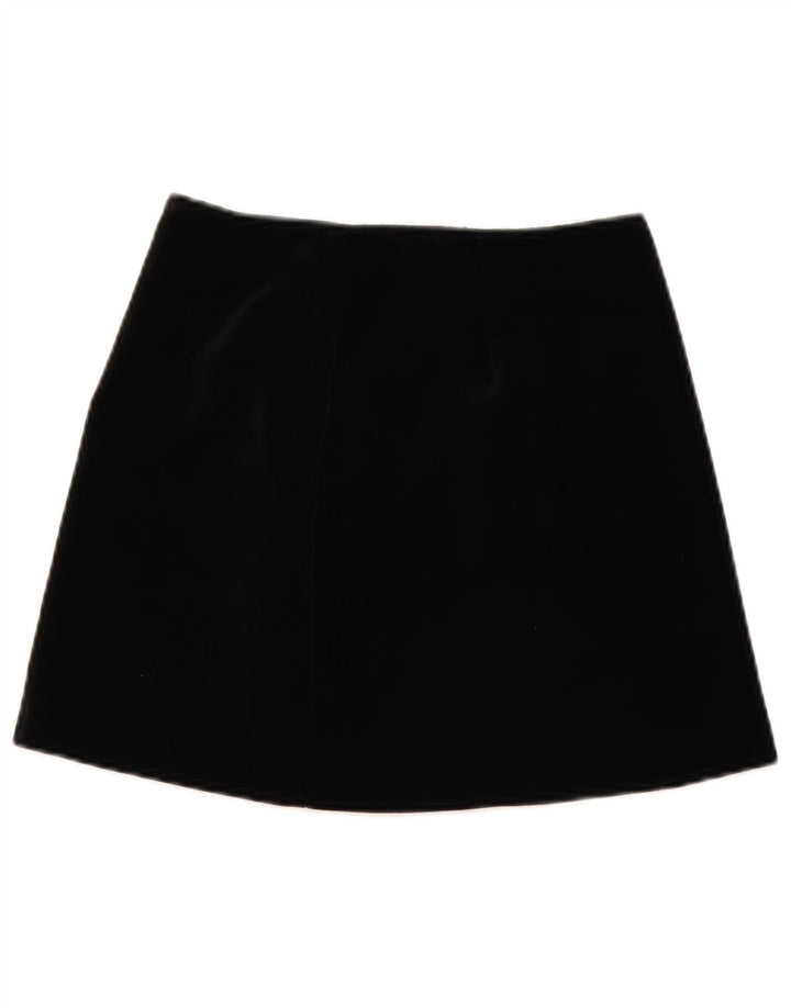 Moda Dossier Damen Mini-Cordrock IT 42 Medium W28 Schwarz