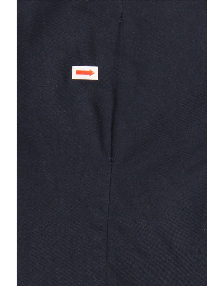 REISS Herren-Slim-Fit-Hemd, klein, marineblau, Baumwolle