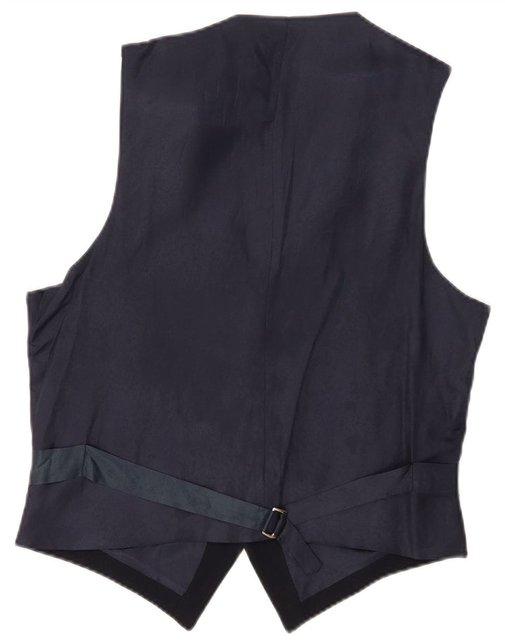 Vintage Herren Weste IT 50 Medium Marineblau