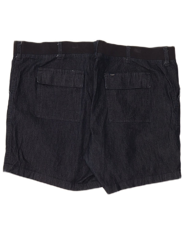 Lee Damen-Bermudashorts mit mittelhohem Bund und normaler Passform, W44, 3XL, Marineblau