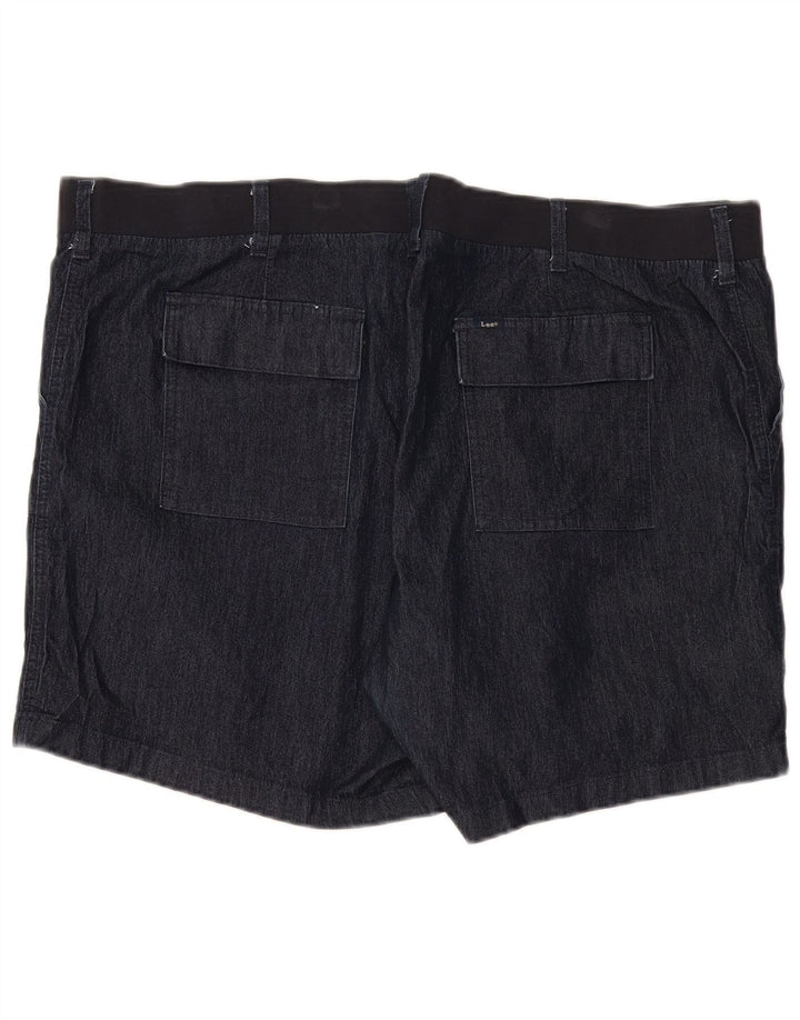 Lee Damen-Bermudashorts mit mittelhohem Bund und normaler Passform, W44, 3XL, Marineblau