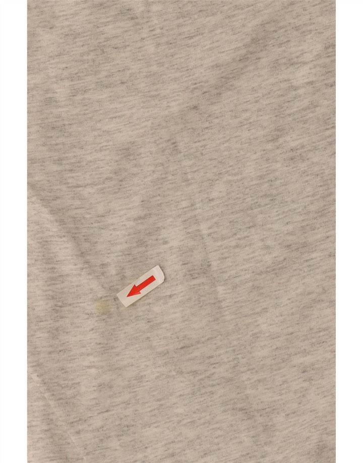Asics Herren Grafik-T-Shirt-Oberteil, groß, grau gefleckt