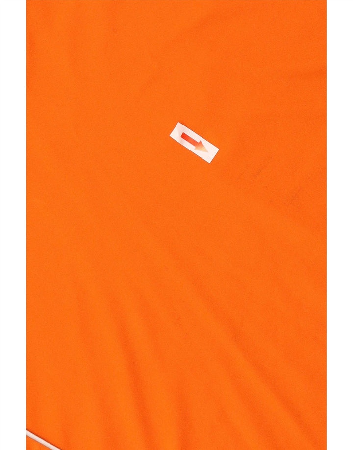 Adidas Herren Climalite T-Shirt Top Large Orange Polyester