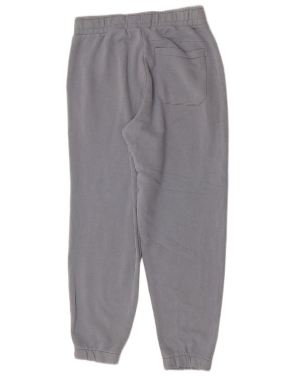 Zara Damen Trainingshose Jogger UK 12 Mittelblaue Baumwolle