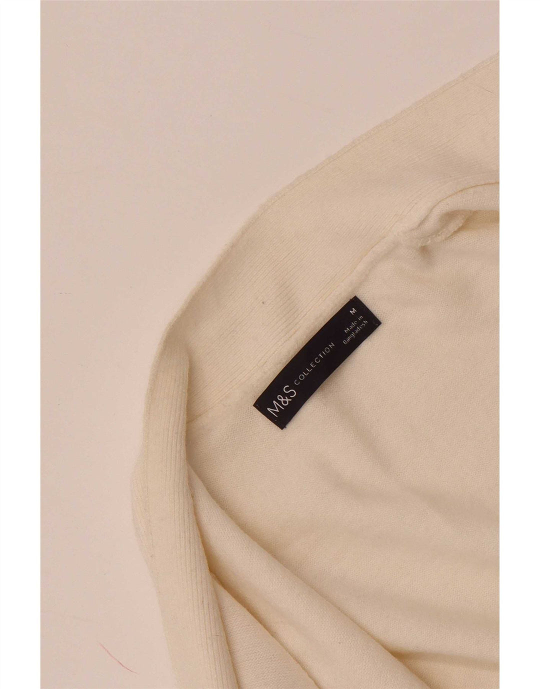 Marks & Spencer Offener Damen-Cardigan-Pullover UK 14 Mittelweiß