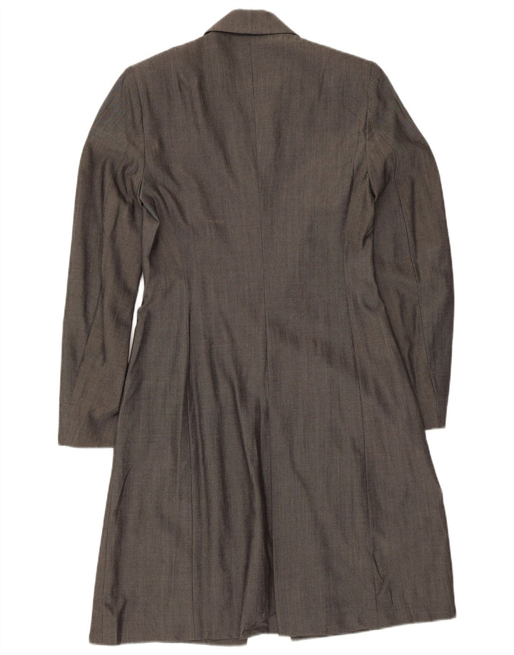 PATRIZIA PEPE Damen Mantel IT 40 Small Graue Viskose