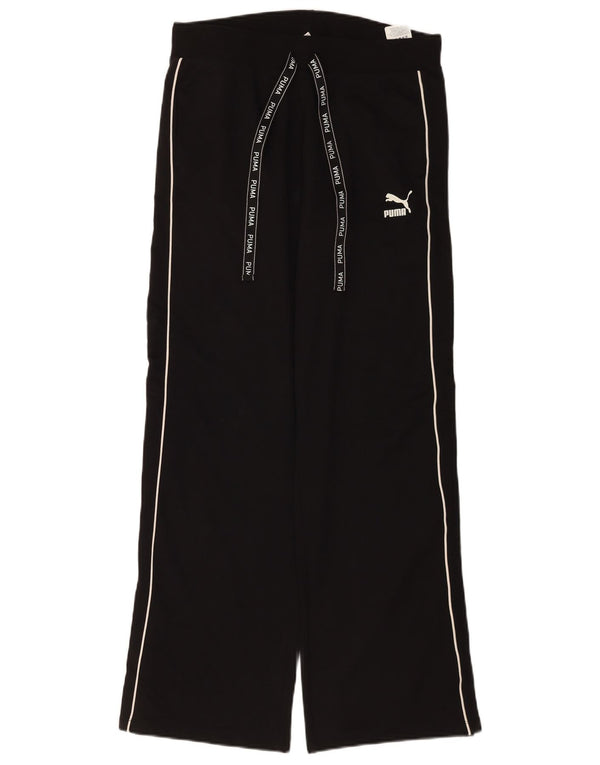 Puma Damen Trainingshose UK 12 Mittelschwarze Baumwolle