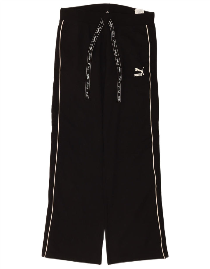 Puma Damen Trainingshose UK 12 Mittelschwarze Baumwolle