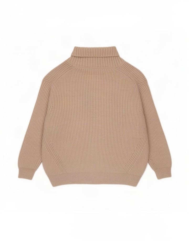 Marks & Spencer Damen-Pullover mit Rollkragen, übergroß, Gr. 40, Beige