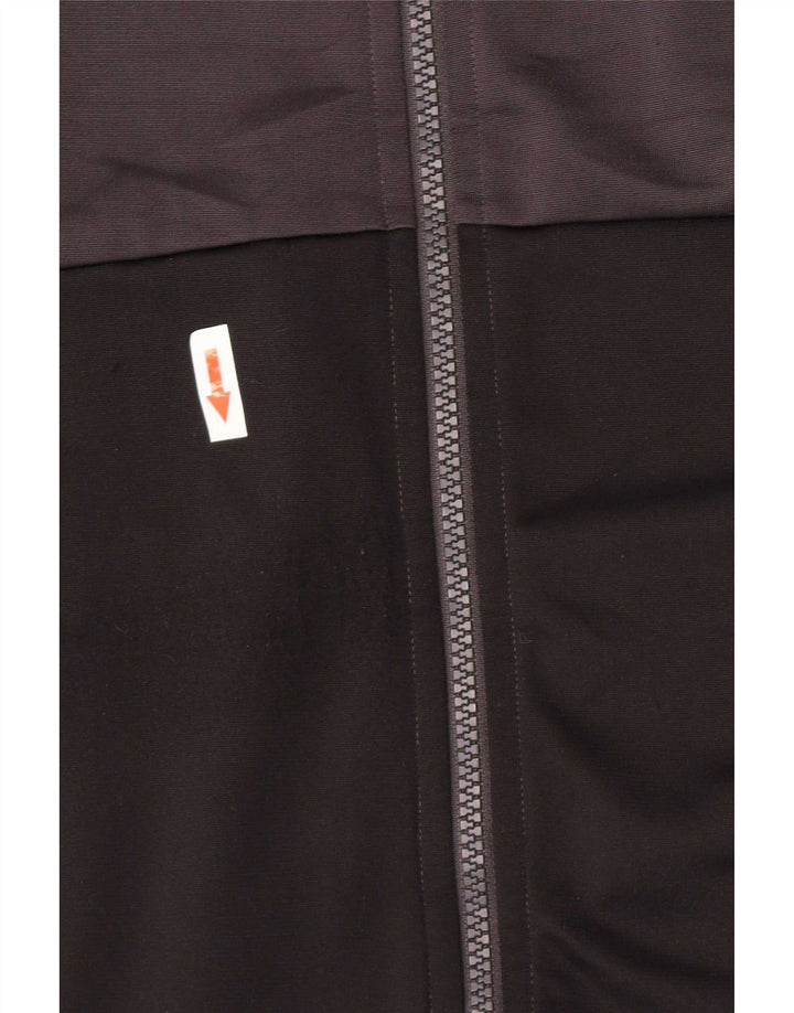 Adidas Jungen-Trainingsanzug-Top-Jacke, 13–14 Jahre, graues Colourblock-Polyester
