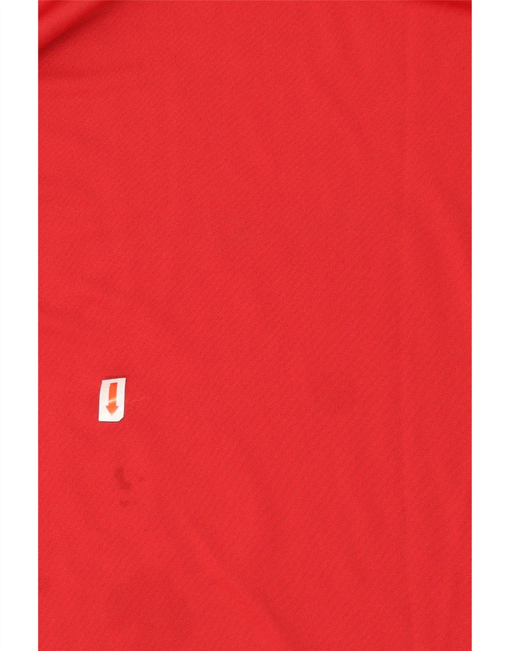 ADIDAS Herren Poloshirt 2XL Rot Polyester