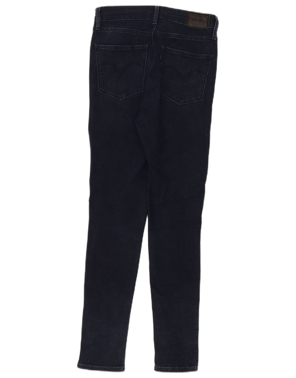 Levi's Damen 721 High Rise Skinny Jeans W29 L30 Marineblau Baumwolle