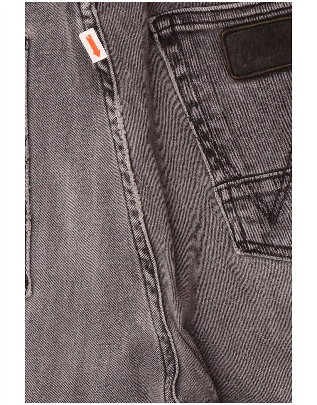 Wrangler Herren Bostin Skinny Jeans W33 L32 Graue Baumwolle