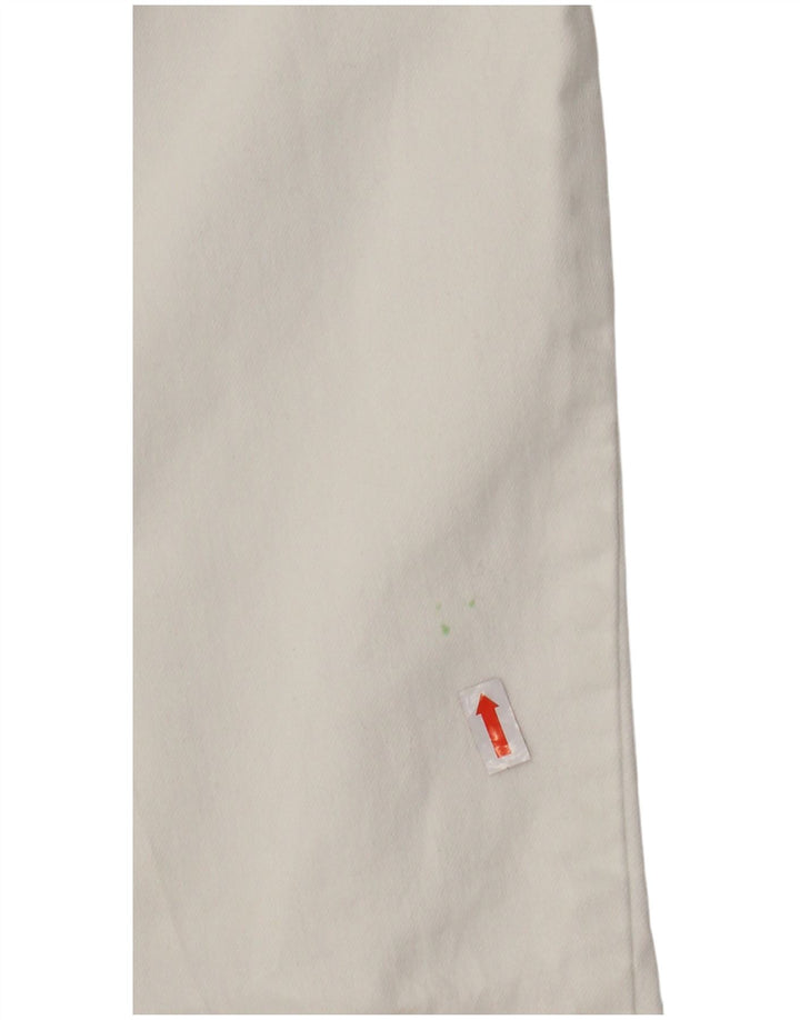 PRANA Damen Slim Jeans US 4 Small W27 L31 Weiße Baumwolle