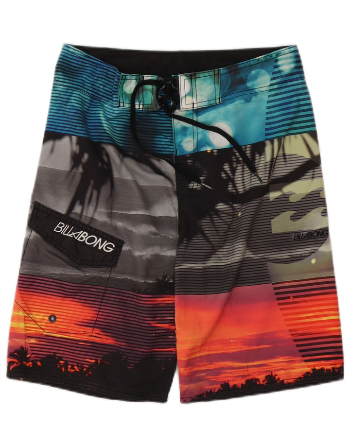 Billabong Herren-Badeshorts mit Grafik, mittelgroß, mehrfarbig gestreift