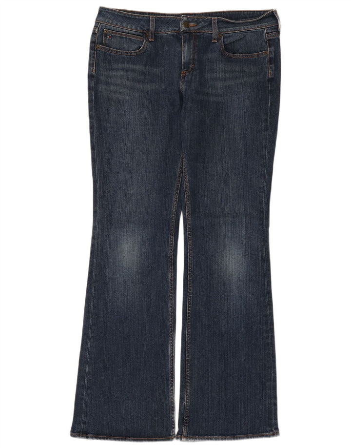 Tommy Hilfiger Damen Bootcut Jeans W33 L34 Blaue Baumwolle