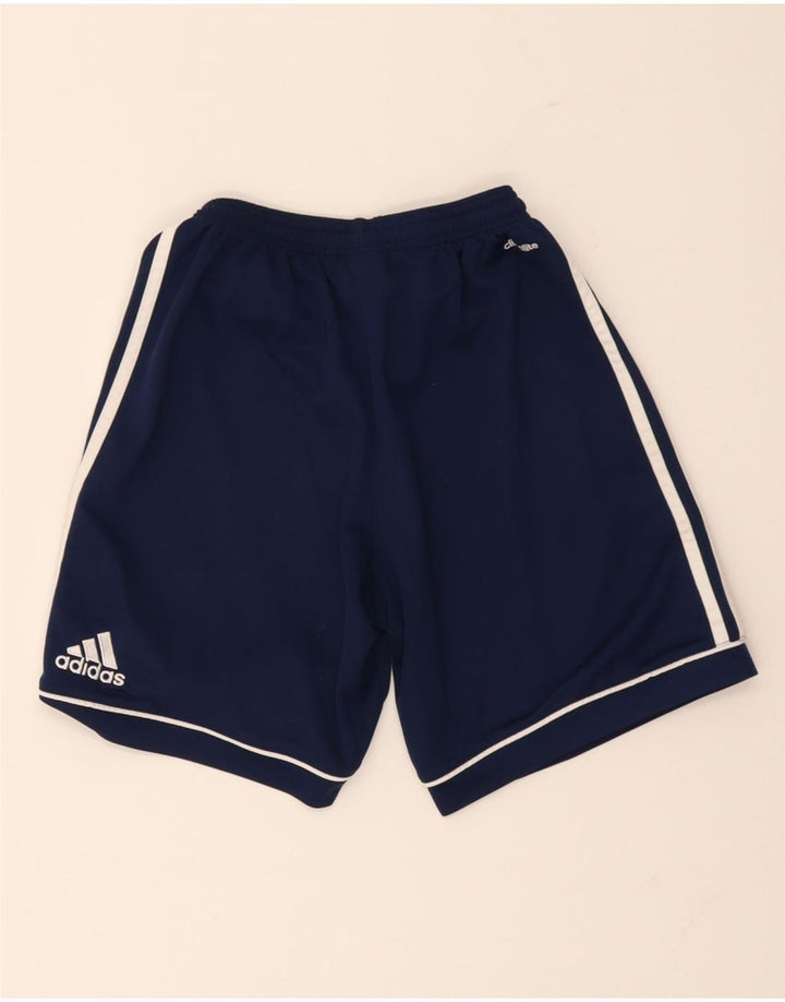 Adidas Jungen Climalite Sport Shorts 13-14 Jahre Marineblau Polyester