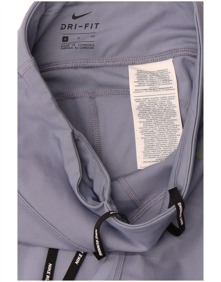 Nike Damen Leggings UK 10 Small Lila Polyester