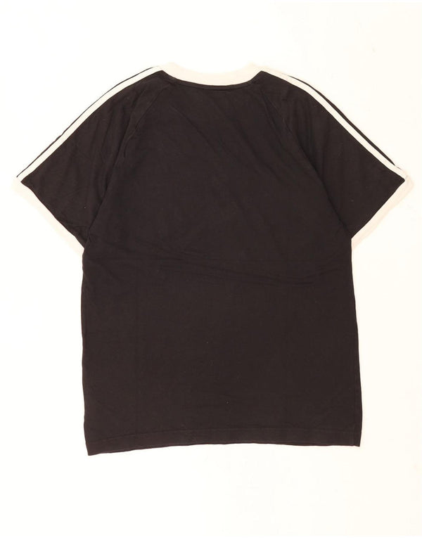 Adidas Herren T-Shirt Top Small Schwarz Baumwolle