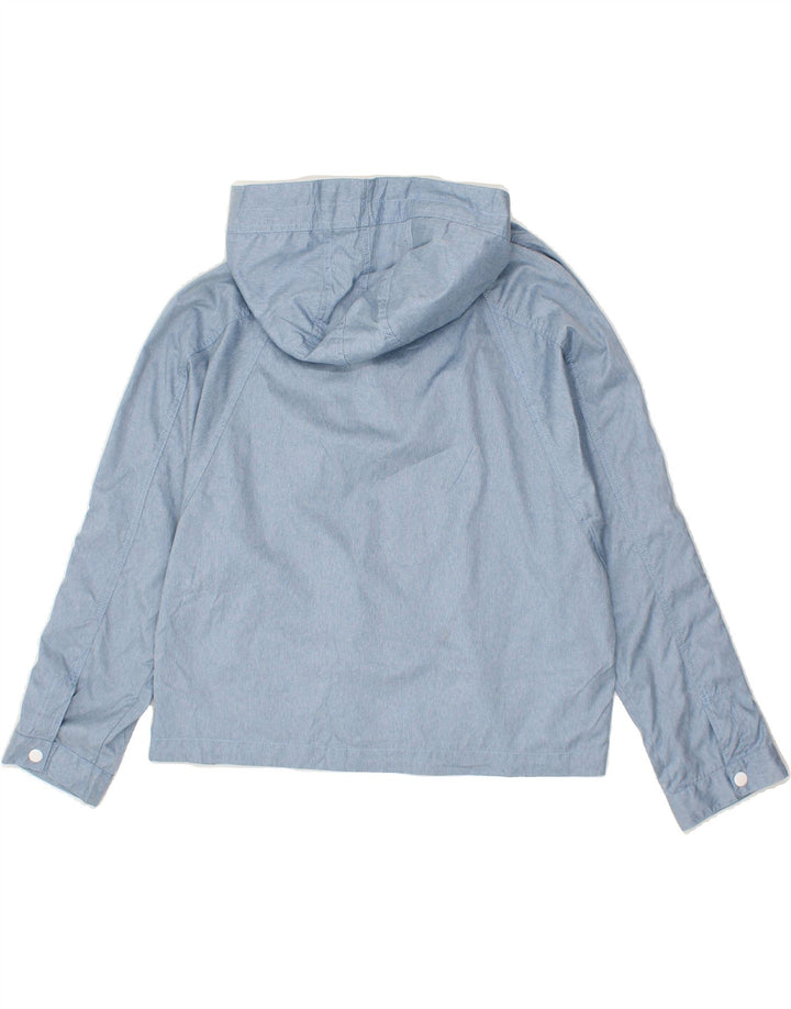 HURLEY Womens Oversized Zip Hoodie Sweater UK 10 Small Blue Polyester Vintage Hurley and Second-Hand Hurley from Messina Hembry 