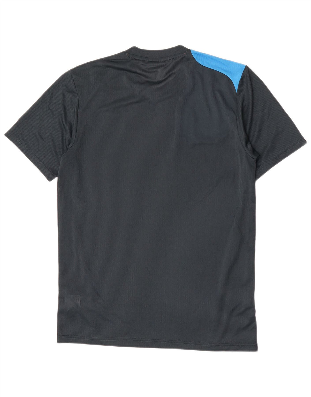 Adidas Herren-T-Shirt mit Grafik, Größe S, Marineblau, Farbblock-Polyester