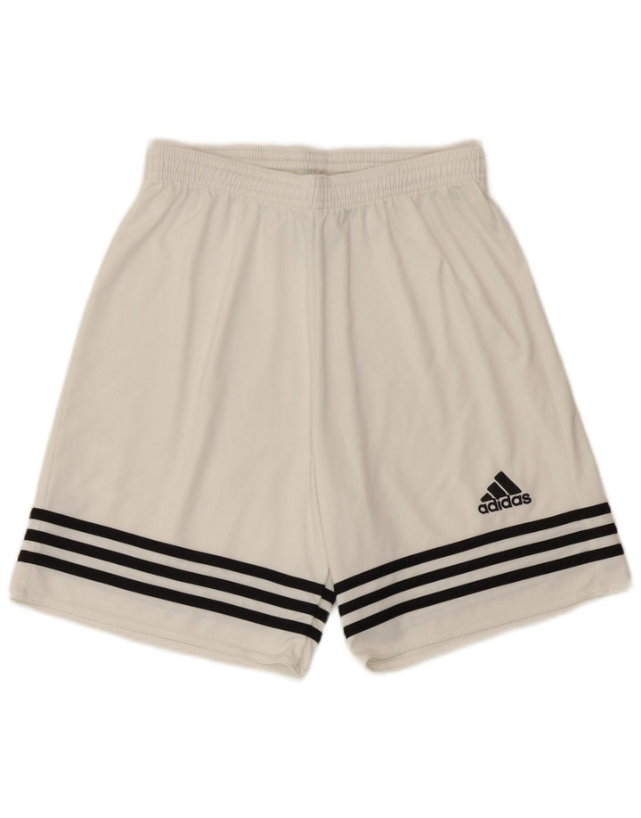 Adidas Herren Climalite Sport Shorts Small Weiß Polyester