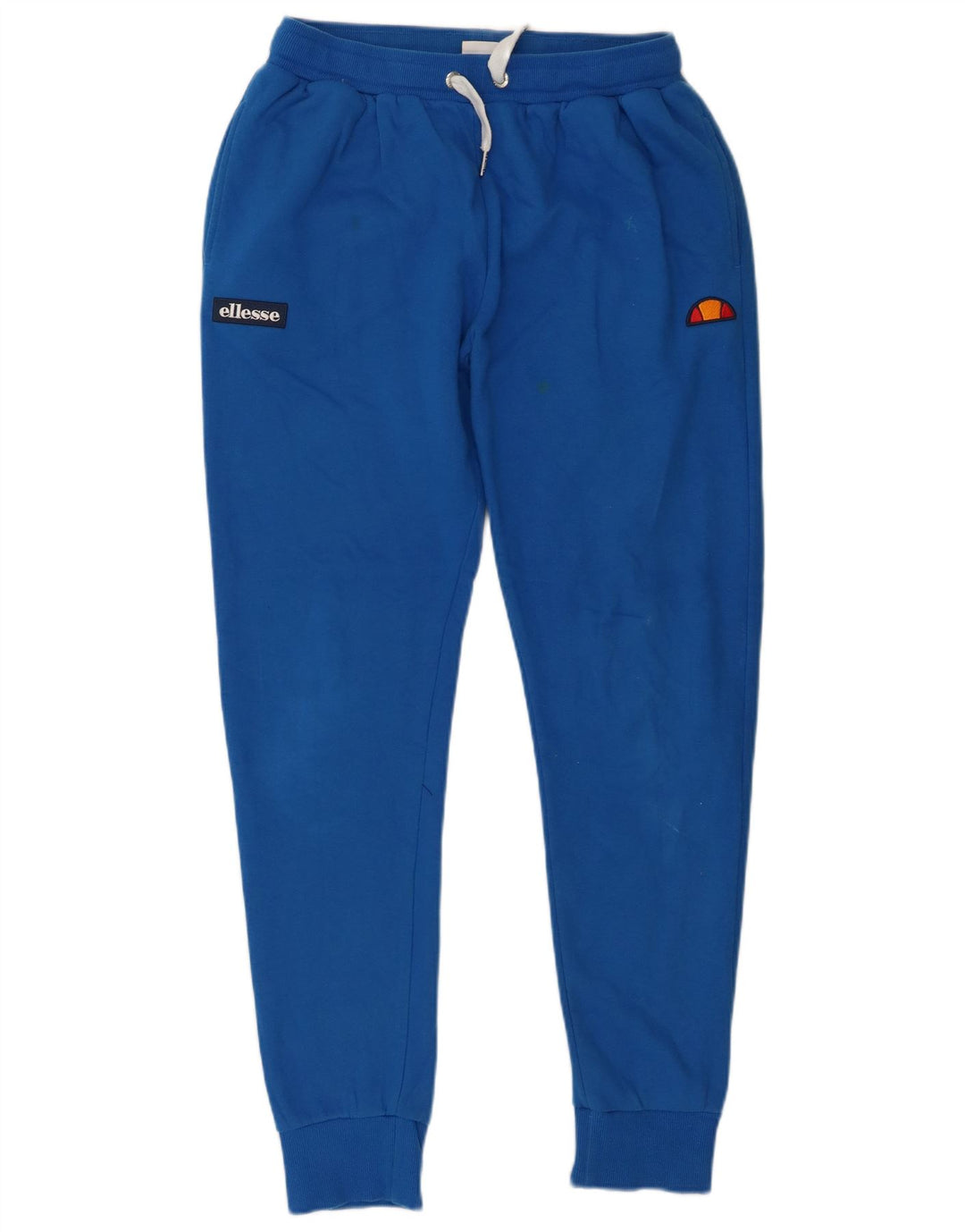 Ellesse Herren-Trainingsanzughose mit grafischem Muster, mittelblaue Baumwolle