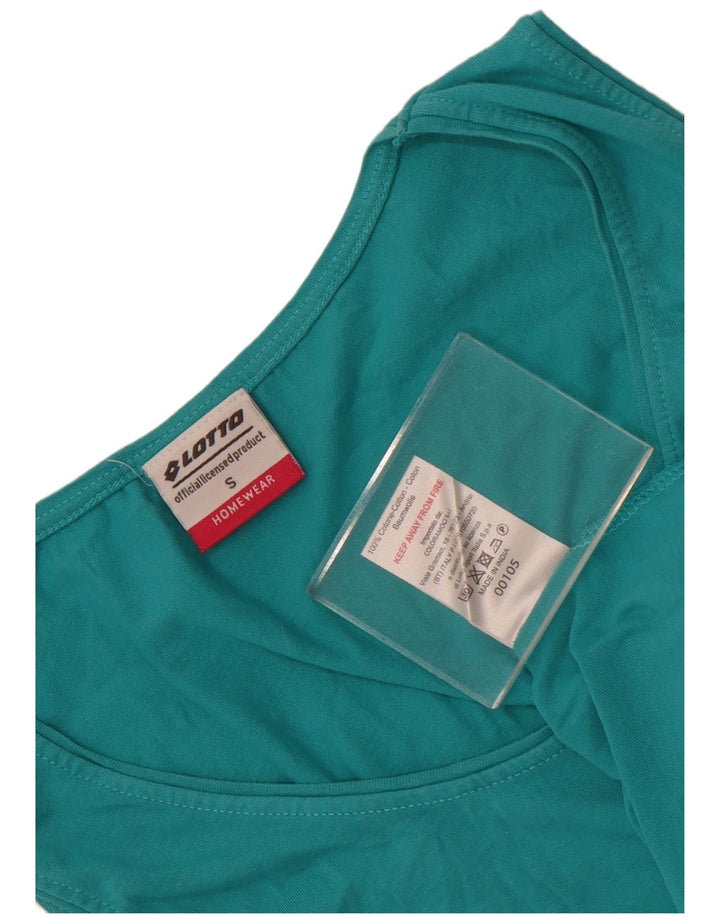 Lotto Damen Weste Top UK 10 Small Türkis Baumwolle