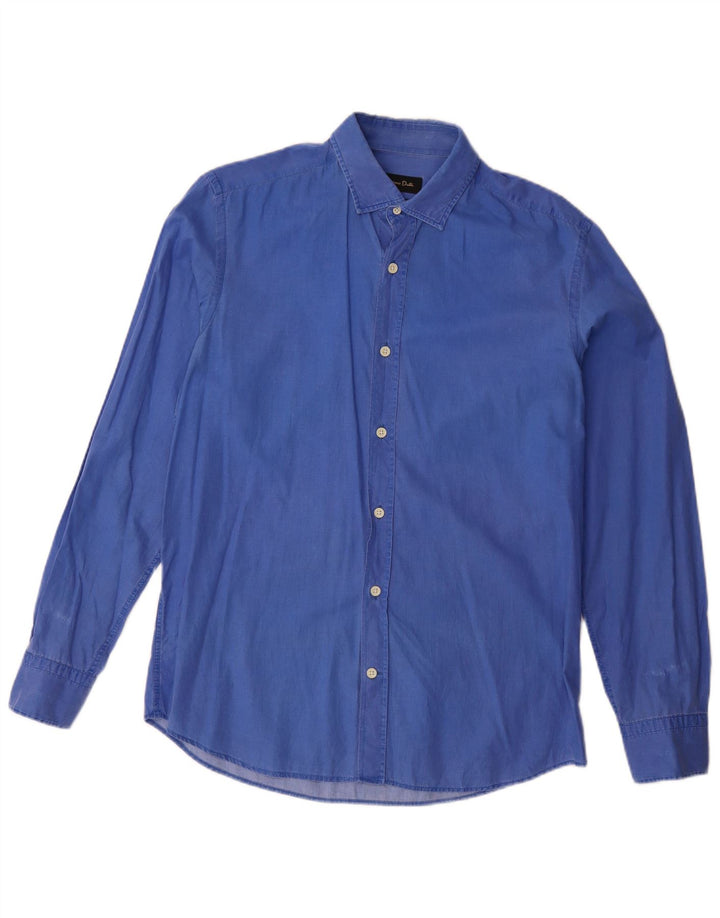 Massimo Dutti Herrenhemd Mittelblau