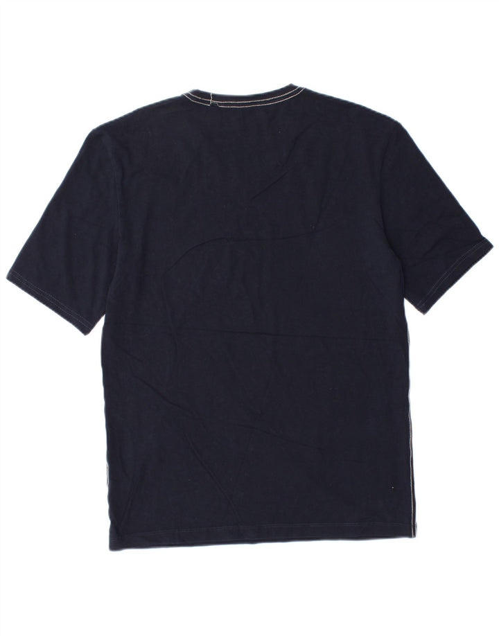 Guess Herren-T-Shirt mit Grafik, mittlere Marineblau-Baumwolle