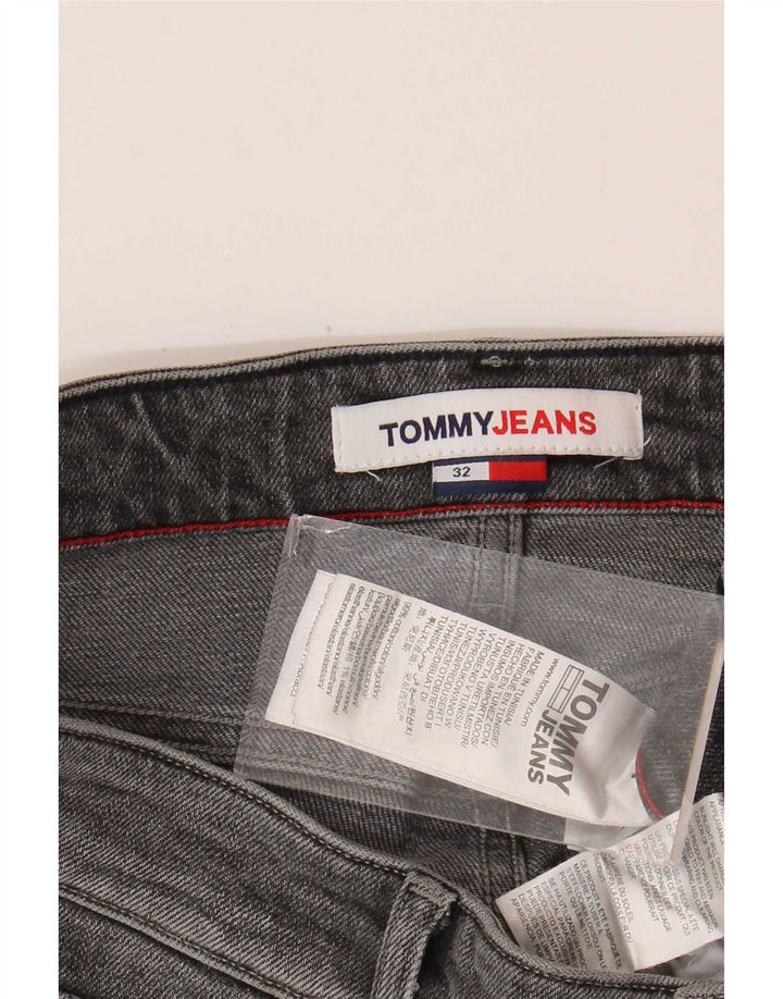 Tommy Hilfiger Herren Denim Shorts W32 mittelgraue Baumwolle