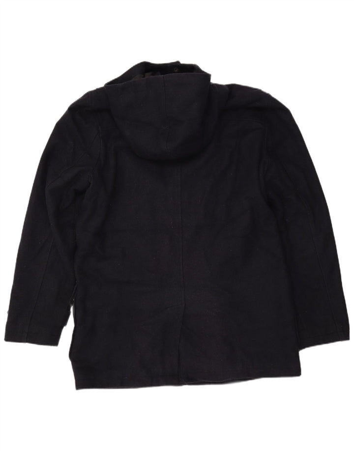 CEDARWOOD STATE Herren-Dufflecoat mit Kapuze, UK 40, Größe L, Marineblau, Polyester