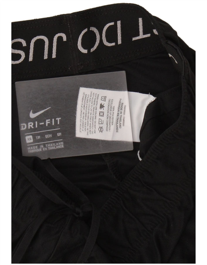 NIKE Damen Dri Fit Sport Shorts UK 6 XS Schwarz Polyester