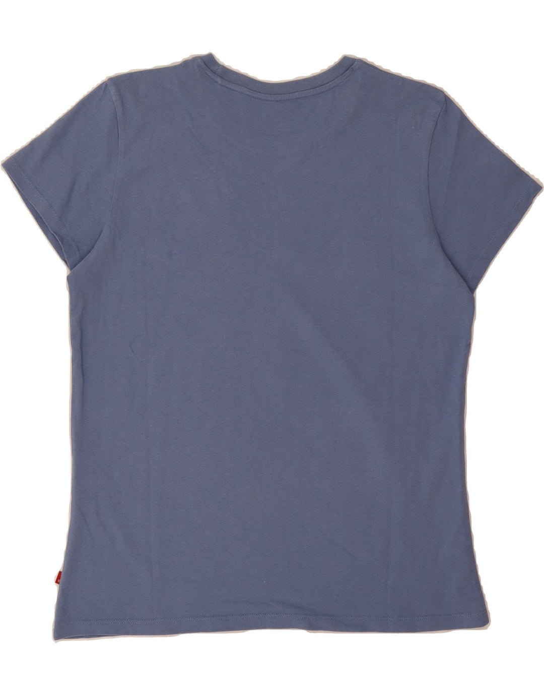 LEVI'S Womens Graphic T-Shirt Top UK 16 Large Blue Vintage Levi's and Second-Hand Levi's from Messina Hembry 