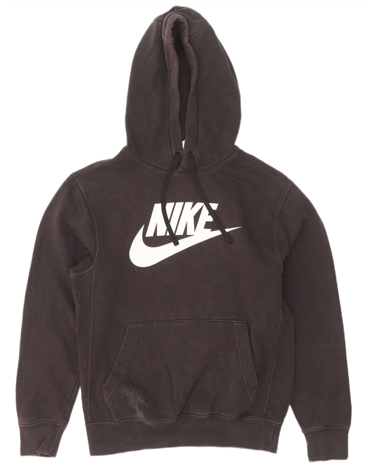 Nike Herren-Kapuzenpullover mit Grafik, Größe S, Schwarz, Baumwolle