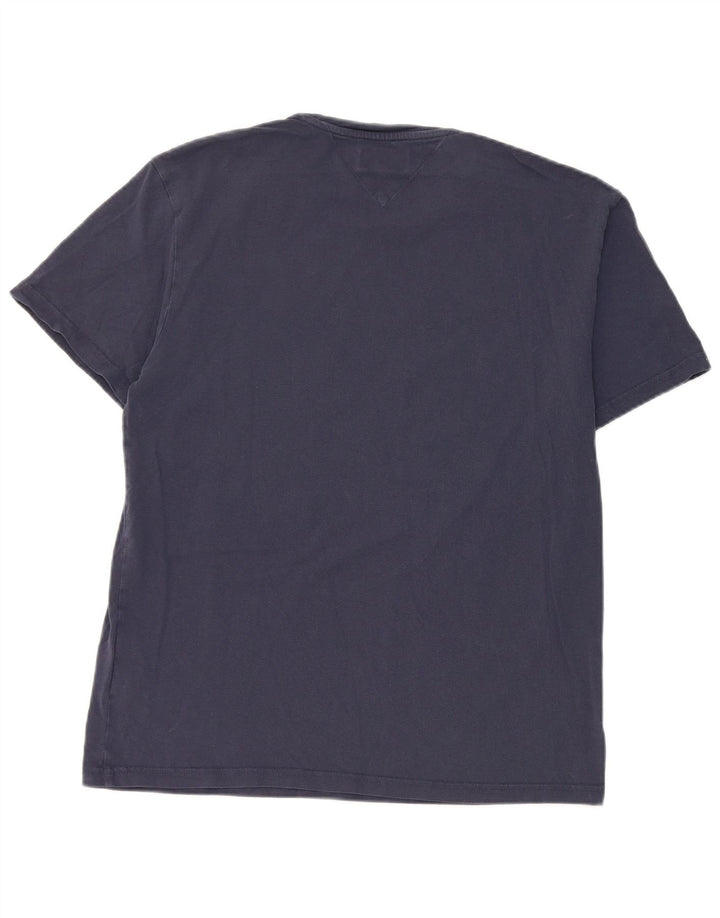 Tommy Hilfiger Herren-T-Shirt mit Grafik, mittelgroß, Marineblau