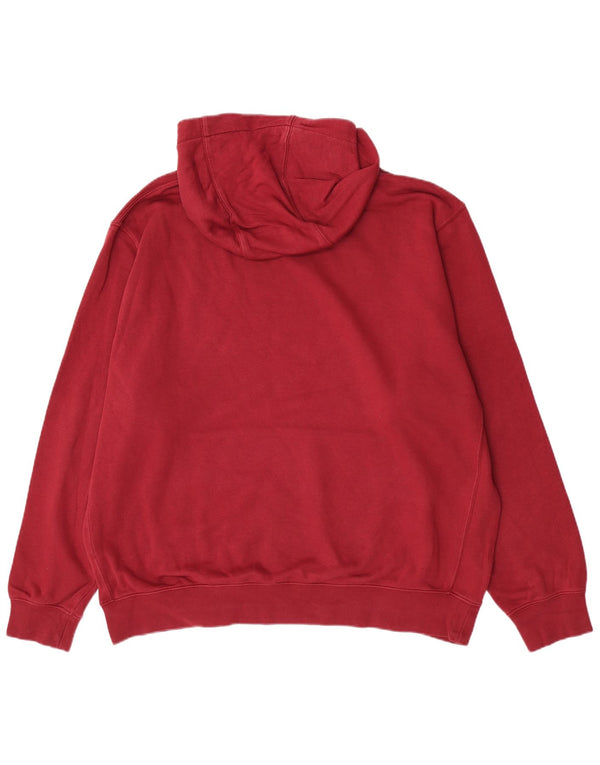 Nike Herren Graphic Hoodie Pullover XL Burgund Baumwolle